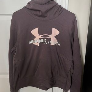 Purple, pink, and white under armor sweatshirt